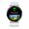 Garmin Venu 3 - 45 мм | Silver stainless steel bezel with whitestone case and silicone band