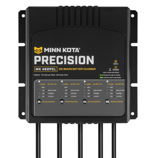 Precision Charger MK 460 PCL - 4 Bank x 15 Amp 1834604 от прозводителя Minn Kota