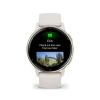 Garmin Vivoactive 5 | Cream Gold Aluminum Bezel with Ivory Case and Silicone Band